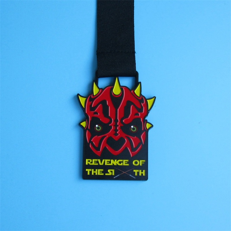 Cartoon Design 3D stereoskopisk effektmedalje Feriemetalmedaljer