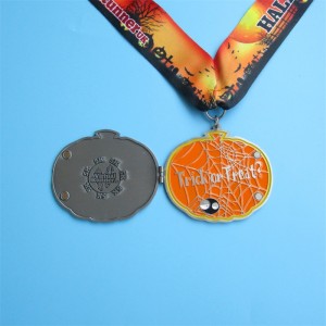 Brugerdefineret medalje Box Halloween Festival Gift Metal Clam-Shell Folding Medals
