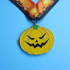 Interessante brugerdefinerede metalmedaljer Ferie gaver Halloween Christmas Easter Festival Metal Medals