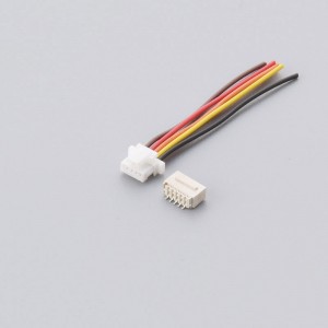 SH1.0 Afstand Slim Buckle LCD Screen Electric Connection terminal kobberkabel SHR-10V-S-B seletilpasning