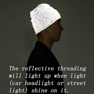 Regnbue reflekterende strik hat