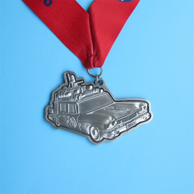 Virtual Run Medal Car Design 3D Metal Hanger Gold Medals Custom Sports Medal