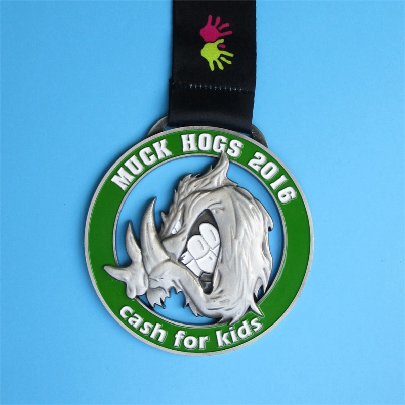 Brugerdefinerede medaljer Race for Kids Cut Out Hollow Medals