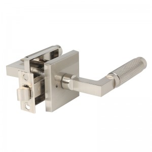 S7137 Modern Square Knurled Door Lever til indvendige døre, tunge dørhåndtag