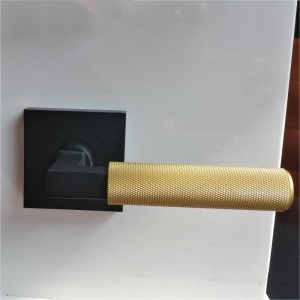 S7632 Contemporary Passage Lever Set, Heavy Duty Knured Lever Handle til indvendige døre