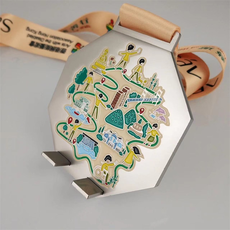 Speciel design Zink Alloy Die-Casting 3D Sharving Metal Medal Kids Medal