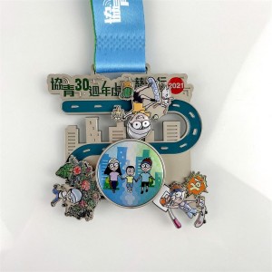 Speciel design Zink Alloy Die-Casting 3D Sharving Metal Medal Kids Medal