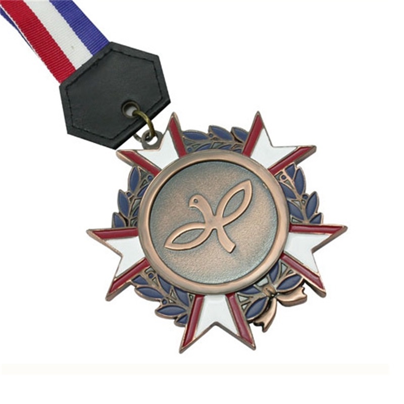 Udfordringsmedalje Brugerdefineret fodboldfodbold Volleyball Running Metal Medals Sports Rotary Medal