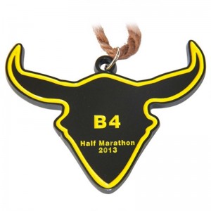 Design din egen blanke zinklegering 3D Gold Award Marathon Running Custom Metal Sport Medal