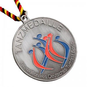 Antik sølvmedalje Nye Marathon Awards medaljer Sportmedaljer og bånd