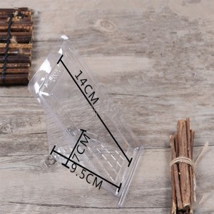 Clear Triangle Box Packaging Wholesale Plastic Food Custom Label Disposable Beautiful Sandwich and Cake Customer \\\\ \'s Logo Pet, PLA