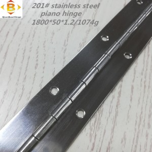 Standard størrelse lang hængsel 201#72 \'\'*2 rustfrit stål klaver hængsel kontinuerlig række kabinet klaver hængsel