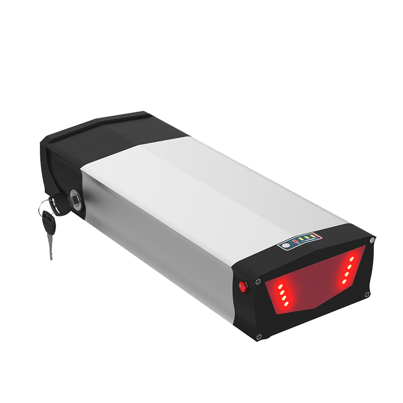 Varmt salg bageste rack lithium ebike batteri bms genopladeligt 18650 batteri 36V 48V 52V 10AH 20AH til elektrisk cykel