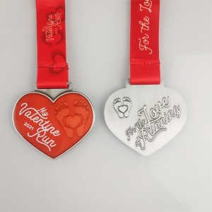Marathon Running Medals Holiday Running Medals Gift til Valentine\'s Day Love