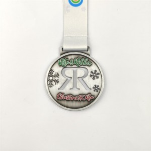 Guld sølv- og bronzemedaljer brugerdefinerede medaljer gave til jul
