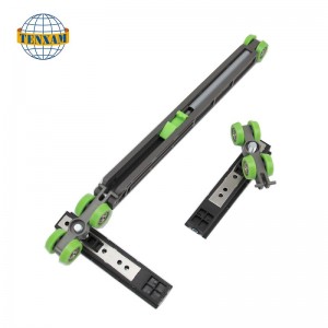 Rustfrit stål skydedør rulle hængende hjul rulle