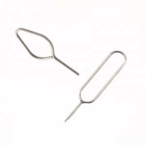 Trådformende fjederstift til telefon SIM -kort