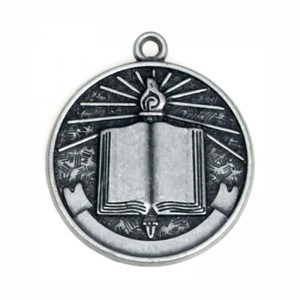 Antik messingbelagt metalmedalje medalje medaljer