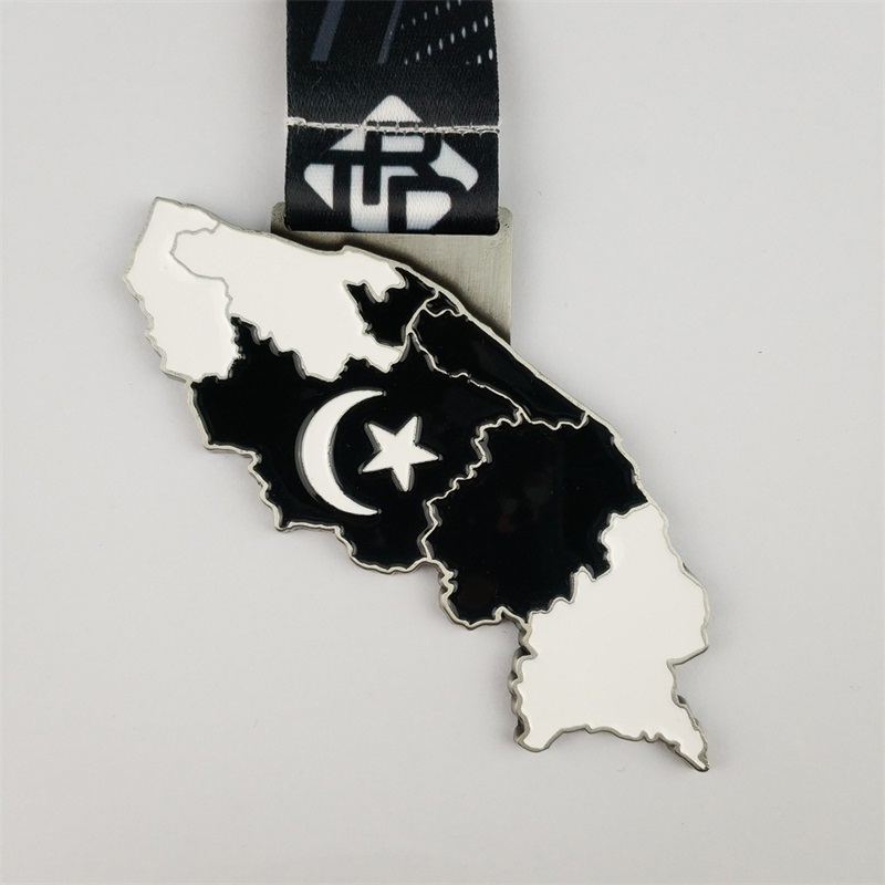 Brugerdefineret personaliseret Great Honor Awards Metal 3D Goldbelagt sportsløbsmedalje