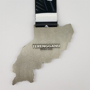 Brugerdefineret personaliseret Great Honor Awards Metal 3D Goldbelagt sportsløbsmedalje