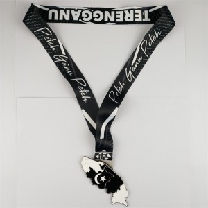 Brugerdefineret personaliseret Great Honor Awards Metal 3D Goldbelagt sportsløbsmedalje