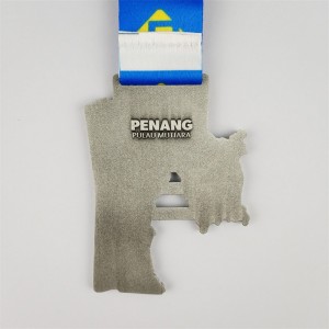 Medaljoner billig medalje 3d guld sølv kobberbelagt medaljenationale bykort medaljer