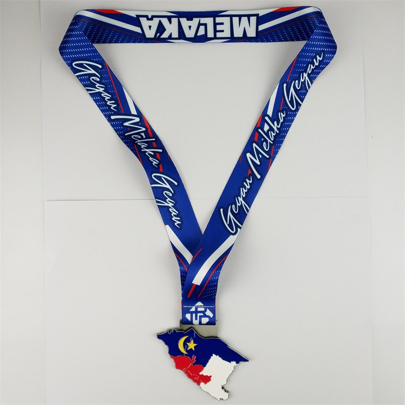 Farverig blød emaljemetalmedaljon Pendant Commemorative Medals