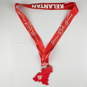 City Map Casting Sliver Custom Zinc Alloy Die Casting Award Award Metal Universal Sport Medals