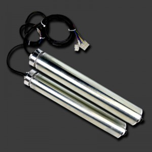 Tilpasset DC børsteløs elektrisk rulle gummi belagt 24V 48VPLC kontrol dobbelt række tandhjul motortransportørbånd