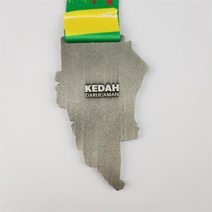 Design dit eget logo tomt 3D Metal Award ODM Gold Silver and Bronze Medals