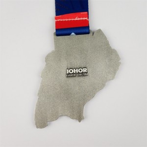 Fabriksmedaljer Brugerdefineret medalje Holder Farverig emaljemaratonmedalje med lasergravelogo