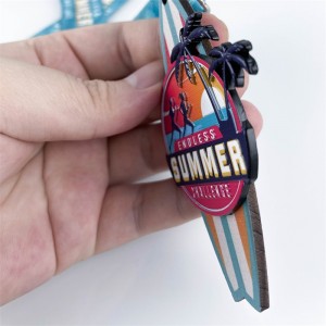 Priser træ metal træmedalje til sommerferie kørsel