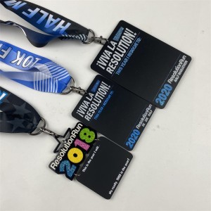 Sportsmedaljer og bånd tildeler træmetal træmedalje