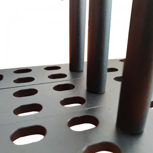 Sprøjtning af høj kvalitet sprøjtning af stål flydende beslag med aftagelig understøtningsstang