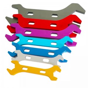 En skruenøgle satte en skruenøglehavnsfragt aluminium dobbelthovedskrivninger