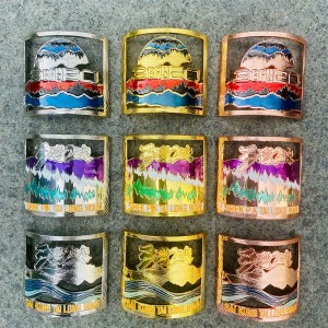 Brugerdefineret metal indgraveret billig sport emalje medalje 3D Gold Metal Award UV Print Medals