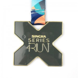 Guldmedaljon halskæde medaljer vinter -OL 2022 støbejernsmedalje