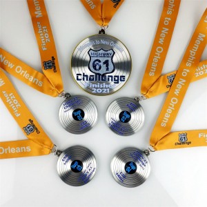 Rose Medallion Plates Medal Medals Customized Competition Award Medal