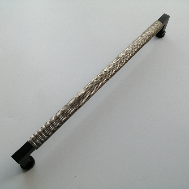 SSP061 Heavy Duty Door Pulls Knurled Cabinet Handles, Solid Brass Cabinet Handles Cabinet Hardware