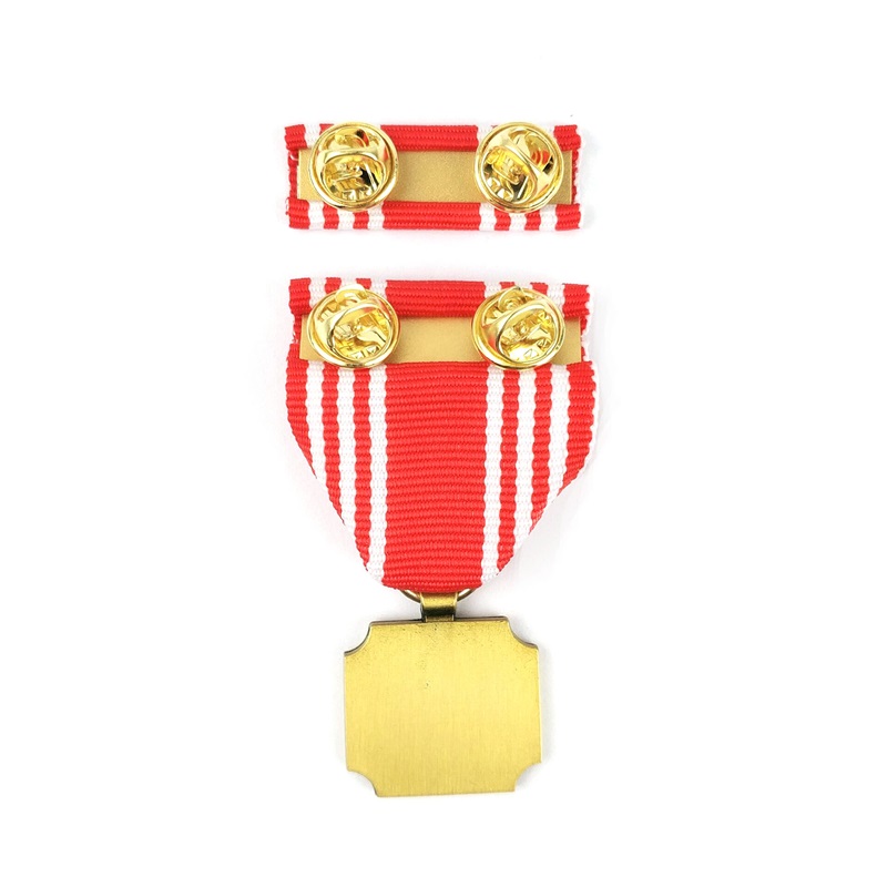 Hård emalje pin medaljon die støbt metal badge 3D -aktivitetsmedaljer og priser æresmedaljer med kort bånd