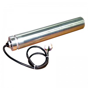 Lige 76/82 Ikke-standard DC Electric Roller, indbygget motor, tilpasset rustfrit ståltransportør, synkronhjul, galvaniseret strøm dobbelt række tandhjul, gummiovertrukket