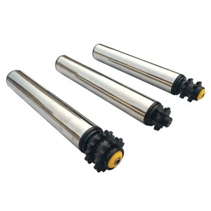 Lille kædehjul Electric Roller Diameter 38/50/60/76 Synkron bælte Multi Wedge Belt O-ring Kædehjul Galvaniseret strømrulle