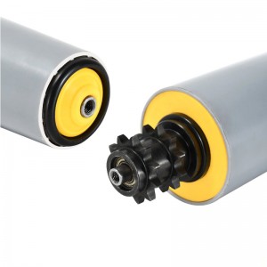 Lille kædehjul Electric Roller Diameter 38/50/60/76 Synkron bælte Multi Wedge Belt O-ring Kædehjul Galvaniseret strømrulle