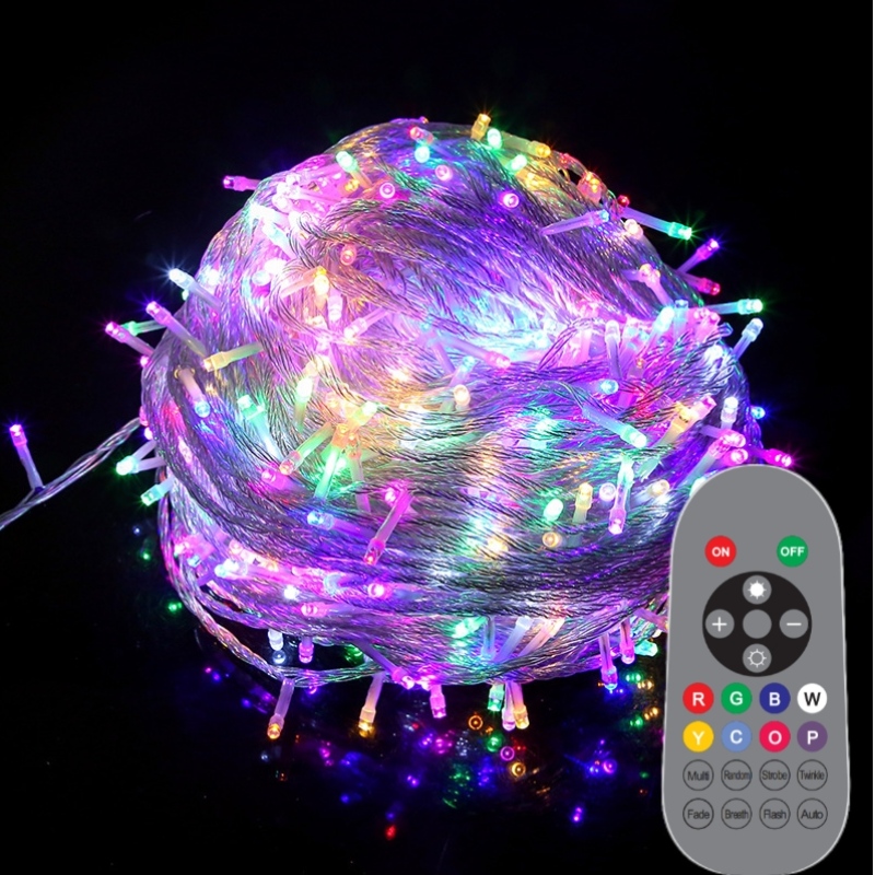 Ferie udendørs Garland Lighting Christmas Lights Wedding Party Decorations førte RGB Fairy String Light