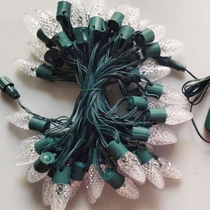 C9 Strawberry Christmas Light Set udendørs vandtæt farverig julelysstreng