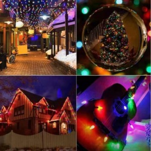 Smart C9 Strawberry Christmas Light Set Outdoor Waterproof LED Magic Color Christmas Light String String