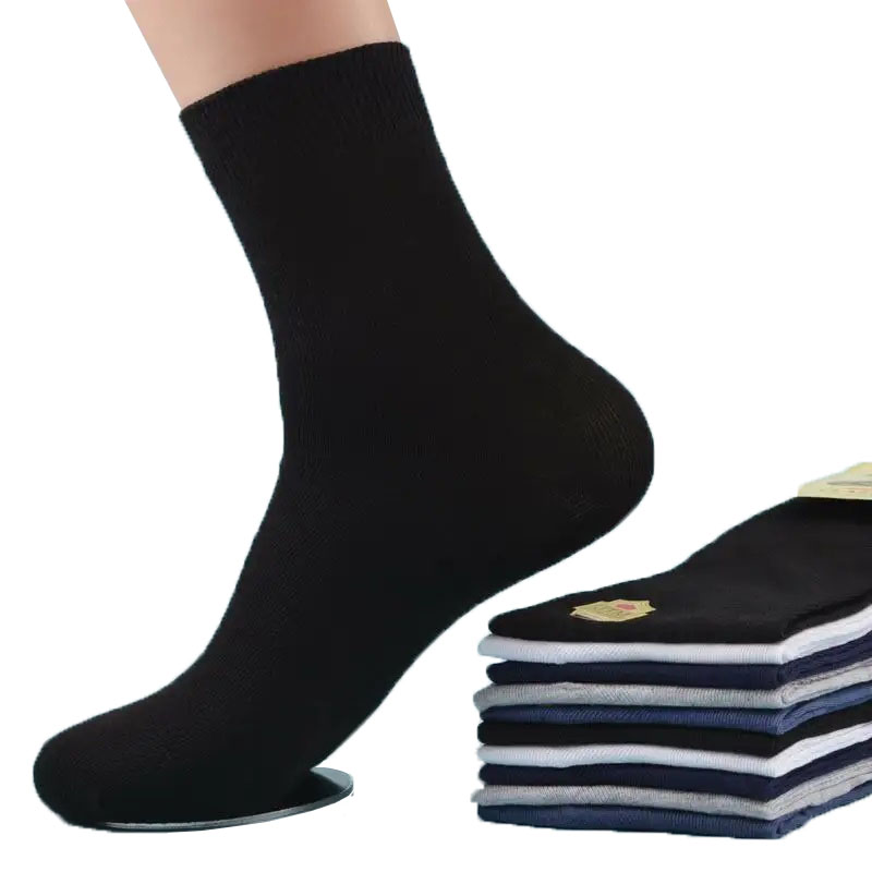 Enkel design åndbare sokker brugerdefinerede forretningsmænd sokker