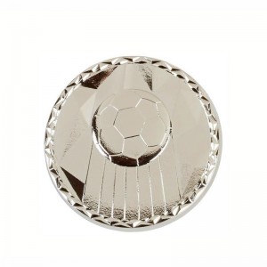 OEM -fremstilling Custom Football Gold 3D Medals Soccer Race Running Metal Marathon Sportsmedalje med bånd