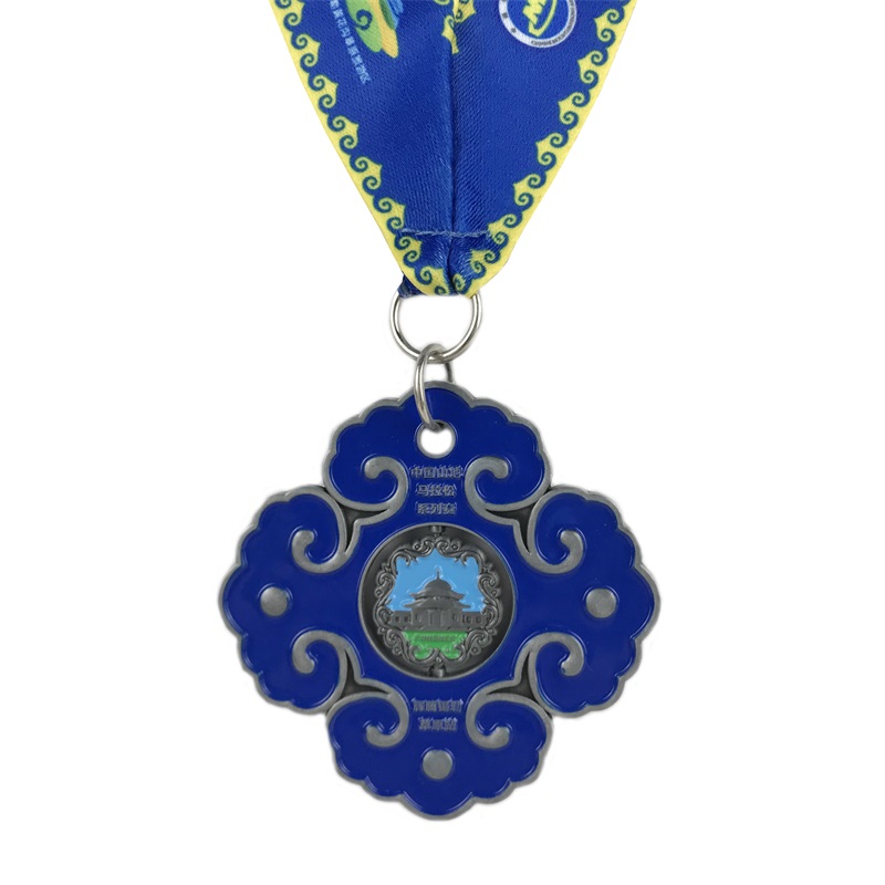 Fremragende kvalitets brugerdefineret metallisk kørende medalje til maraton sportsbegivenhed blød emaljemedaljer