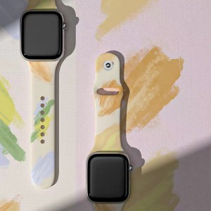 Udskrivning af silikone gummi sportsurbånd stropp til iwatch